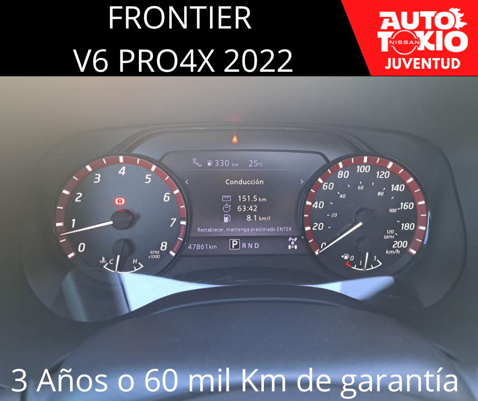 2022 Nissan FRONTIER 4 PTS PRO 4X V6 38L TA AAC PIEL RA-17 4X4