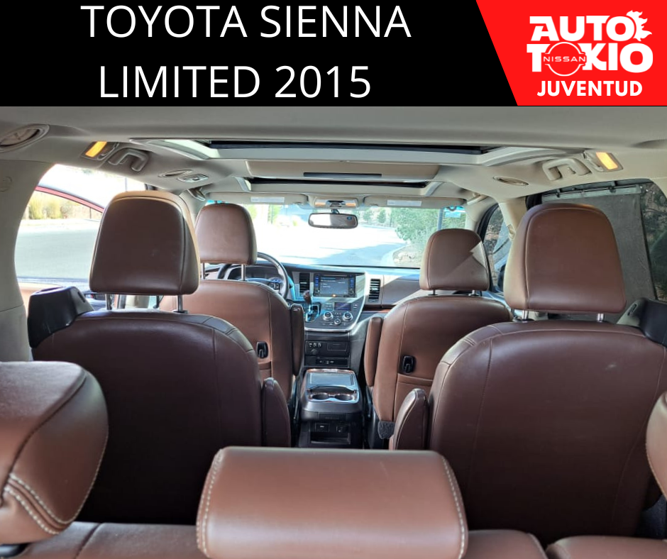 2015 Toyota SIENNA 5 PTS LIMITED TA PIEL QC DVD XENON RA-18