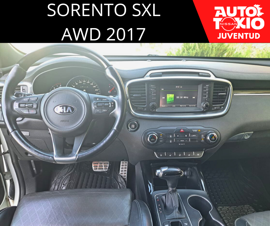 2017 Kia SORENTO 5 PTS SXL V6 TA AAC PIEL F LED QCP GPS 7 PAS RA-18 4X4