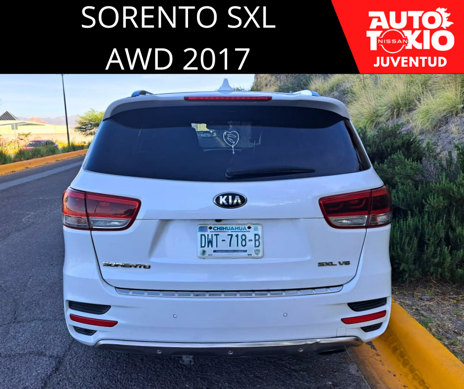 2017 Kia SORENTO 5 PTS SXL V6 TA AAC PIEL F LED QCP GPS 7 PAS RA-18 4X4