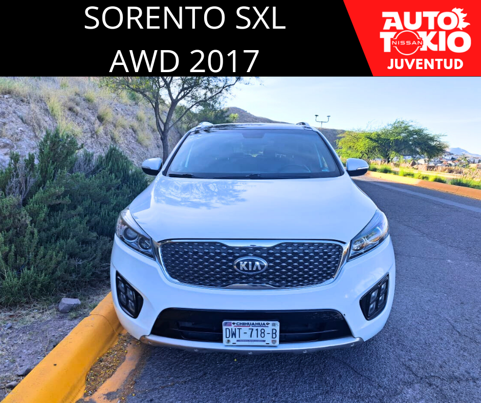 2017 Kia SORENTO 5 PTS SXL V6 TA AAC PIEL F LED QCP GPS 7 PAS RA-18 4X4