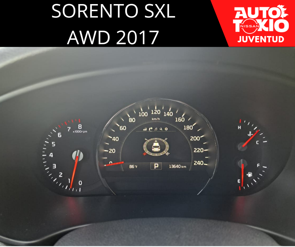 2017 Kia SORENTO 5 PTS SXL V6 TA AAC PIEL F LED QCP GPS 7 PAS RA-18 4X4