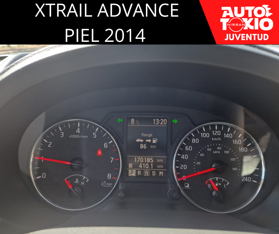 2014 Nissan X-TRAIL 5 PTS ADVANCE CVT BL 6 CD QC XENON RA-17