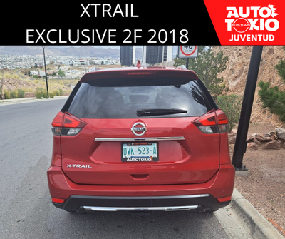 2018 Nissan X-TRAIL 5 PTS EXCLUSIVE CVT PIEL CD QC GPS 5 PAS RA-18